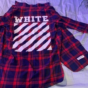 Off-White Red Flannel